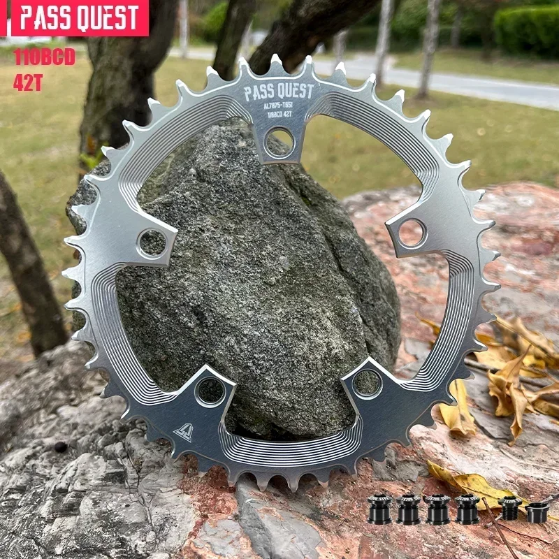 パスクエスト-ナローワイドチェーンリング、Shimano用自転車