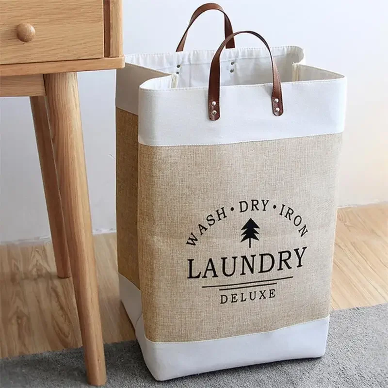 Fabric Laundry Basket Folding Storage Basket Household Storage Box Portable Large Capacity Laundry Basket Dirty Clothes Basket 5