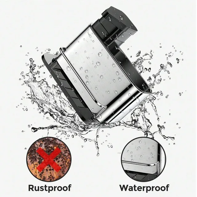 3-in-1 อ่างล้างจานสแตนเลสพร้อมเครื่องจ่ายสบู่, ผู้ถือฟองน้ําท่อระบายน้ําประหยัดพื้นที่สําหรับอ่างล้างจานเคาน์เตอร์ 4