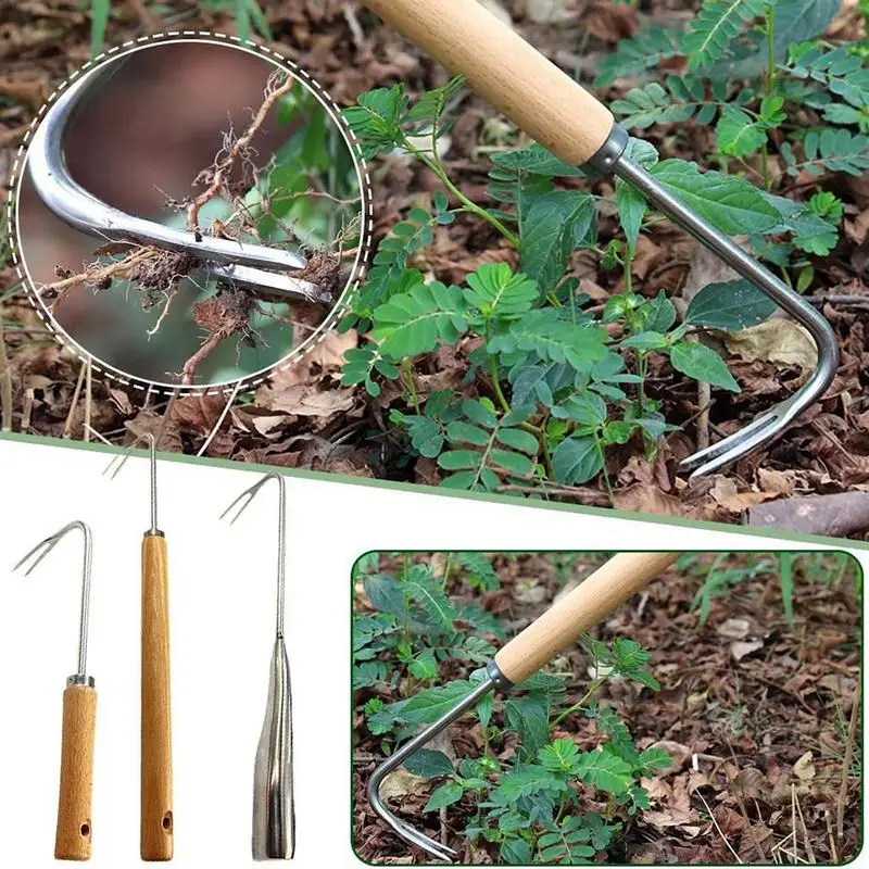 

Multifunctional Weed Puller Stainless Steel Weed Remover Weeding Digging Grass Shovel Weed Puller For Removing Weeds From Garden