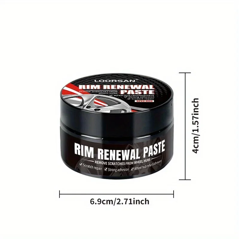Wheel Repair Kit-Alloy Rim Scratch Remover Oxidation & Rust Inhibitor Auto Wheel Care Polish wheel repair kit
