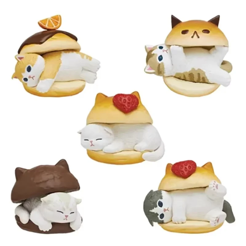 Volle Serie Mofusand Shark Katze Blind Box Cos Biene Kaninchen Brot Gebratene Garnelen Action Figur Spielzeug Desktop Dekoration Geburtstag Geschenke – Detail 3