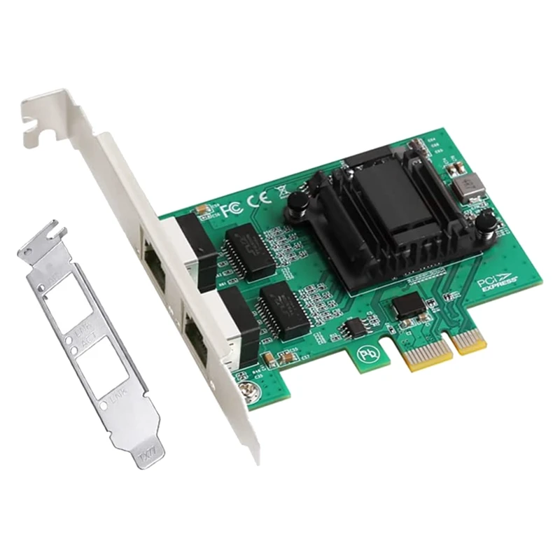 2 Port Gigabit Pcie Network Card 1000M Dual Ports PCI Express