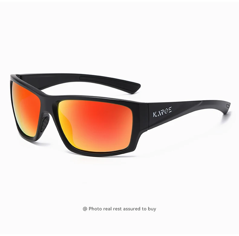 KAROS Polarisierte Farbtöne mit UV400-Schutz, modischer Vorwärts-Look für Damen und Herren, geeignet zum Angeln, Fahren, Laufen, Radfahren – Detail 18