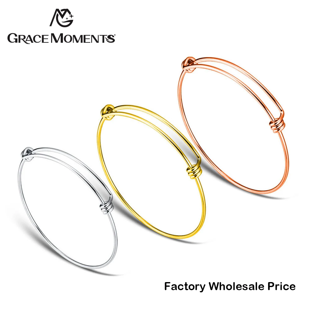 50pcs 50mm 55mm 60mm 65mm 1.6mm Thick Stainless Steel Bangle Bracelet Cuff Bracelet Expandable Wrist Bangle 3 Colors bangle bracelet,stainless steel bracelet