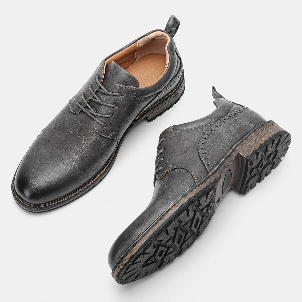 男性用の快適なレザーシューズ,高品質のカジュアルシューズ,ファッショ