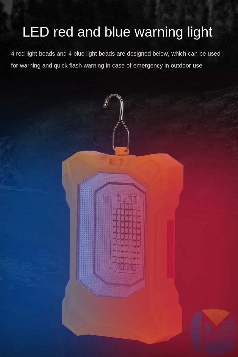 Description Picture 6 of itemSolar Outdoor Folding Light Portable 3 Mode Rechargeable LED Bulb Search Lights Camping Torch Emergency Lamp for Power Outages