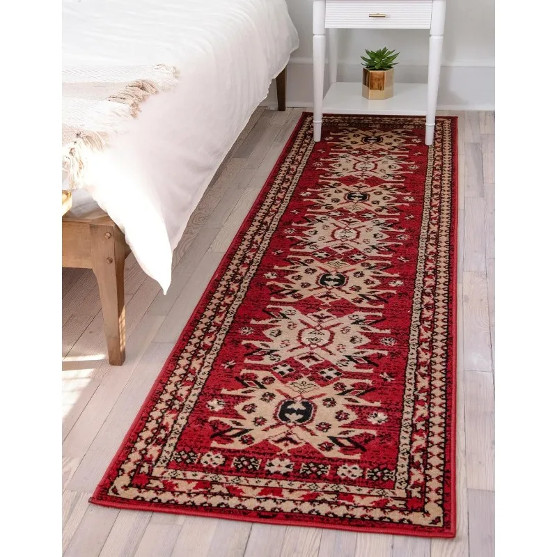 Retro Living Room Carpet Geometric Texture Creative Design Luxury Bedroom Runner Rug Home Decoration Sofa Coffee Table Mat Tapis