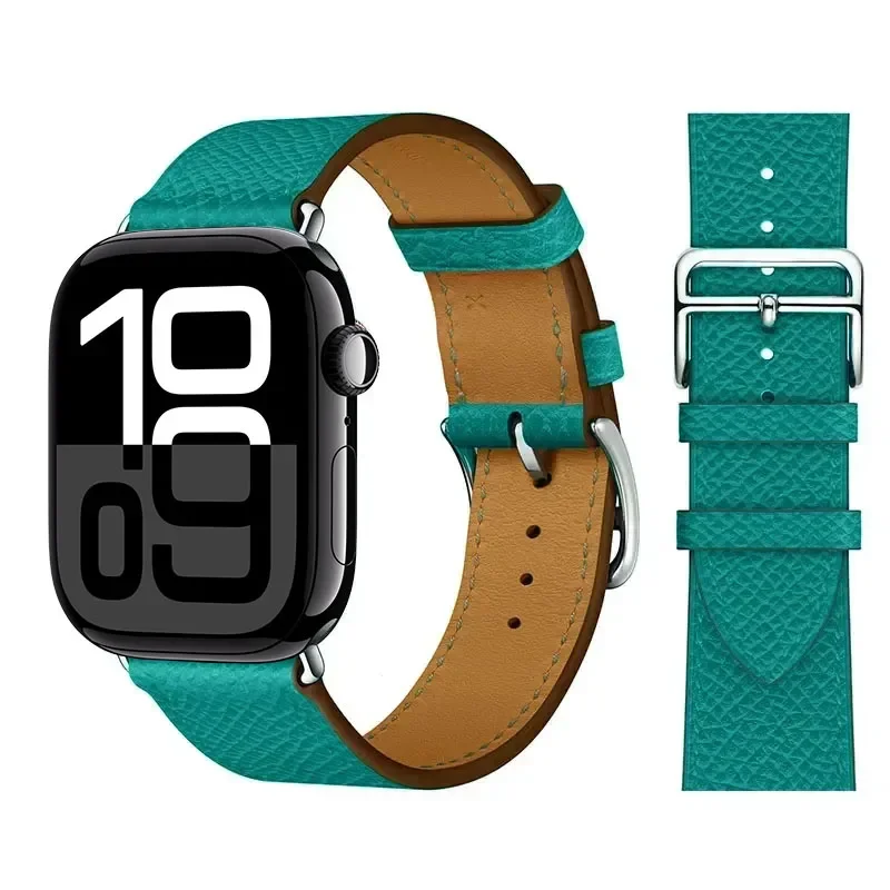 Elegant Leather Strap for Apple Watch - Business Bracelet Edition