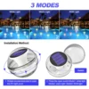 Floating Pool Lights Solar Pool Lights RGB Color Changing IP65 Waterproof LED Night Light for Swimming Pool Hot Tub Pond Decor 2
