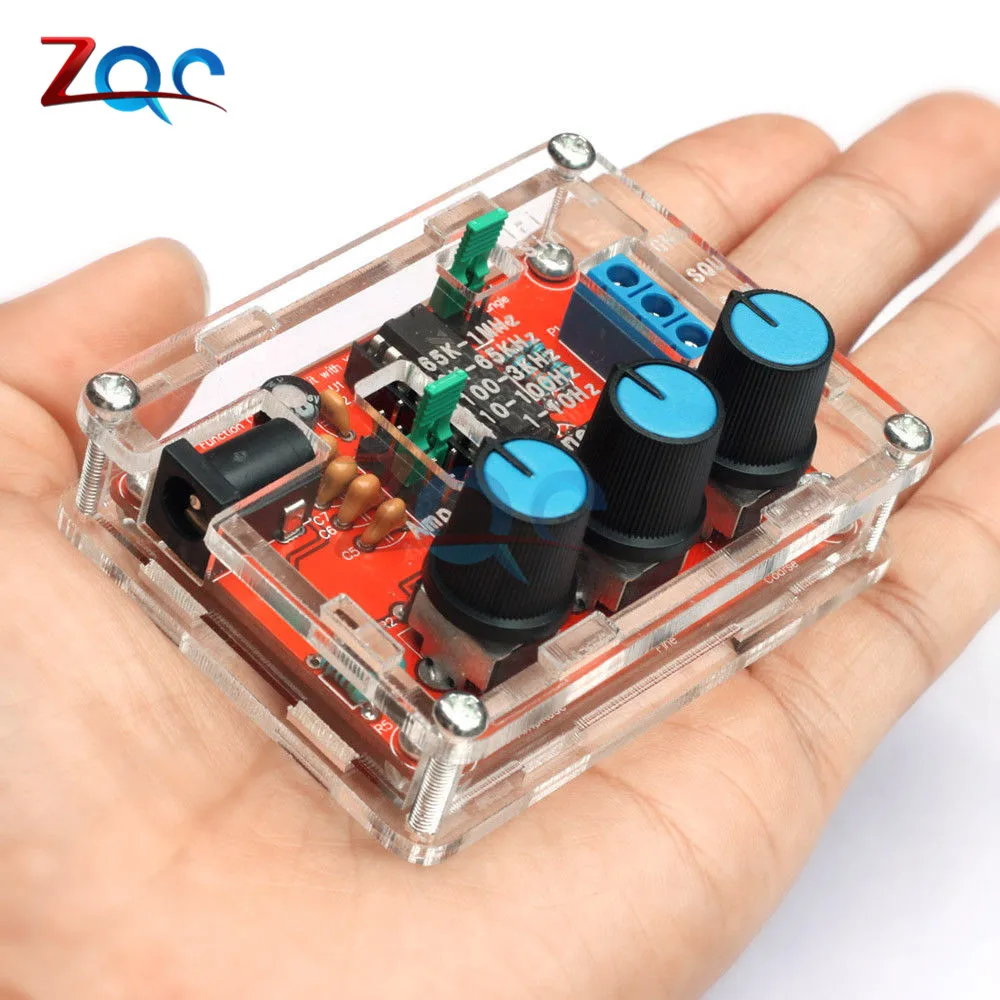 1Hz -1MHz XR2206 Function Signal Generator DIY Kit Sine/Triangle/Square Output Adjustable Frequency Amplitude signal generator kit signal generator
