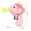 Cute Fish Shape Soap Water Bubble Gun Kids Toys Fun Bubble Blower Machine For Children Manual Gun Blower Outdoor Sport Toy 5