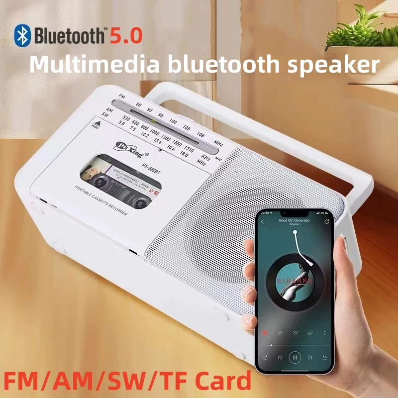 

Wireless Caixa De Som Portable Bluetooth Speaker Sound Box For Handfree Outdoor Stereo Surround Subwoofer Music Player Boom Box