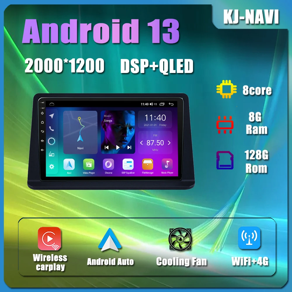 

Android 13 For Mitsubishi Pajero Sport 2002-2014 Car Player Navigation Carplay Stereo Radio Multimedia GPS DSP 4G WiFi Wireless