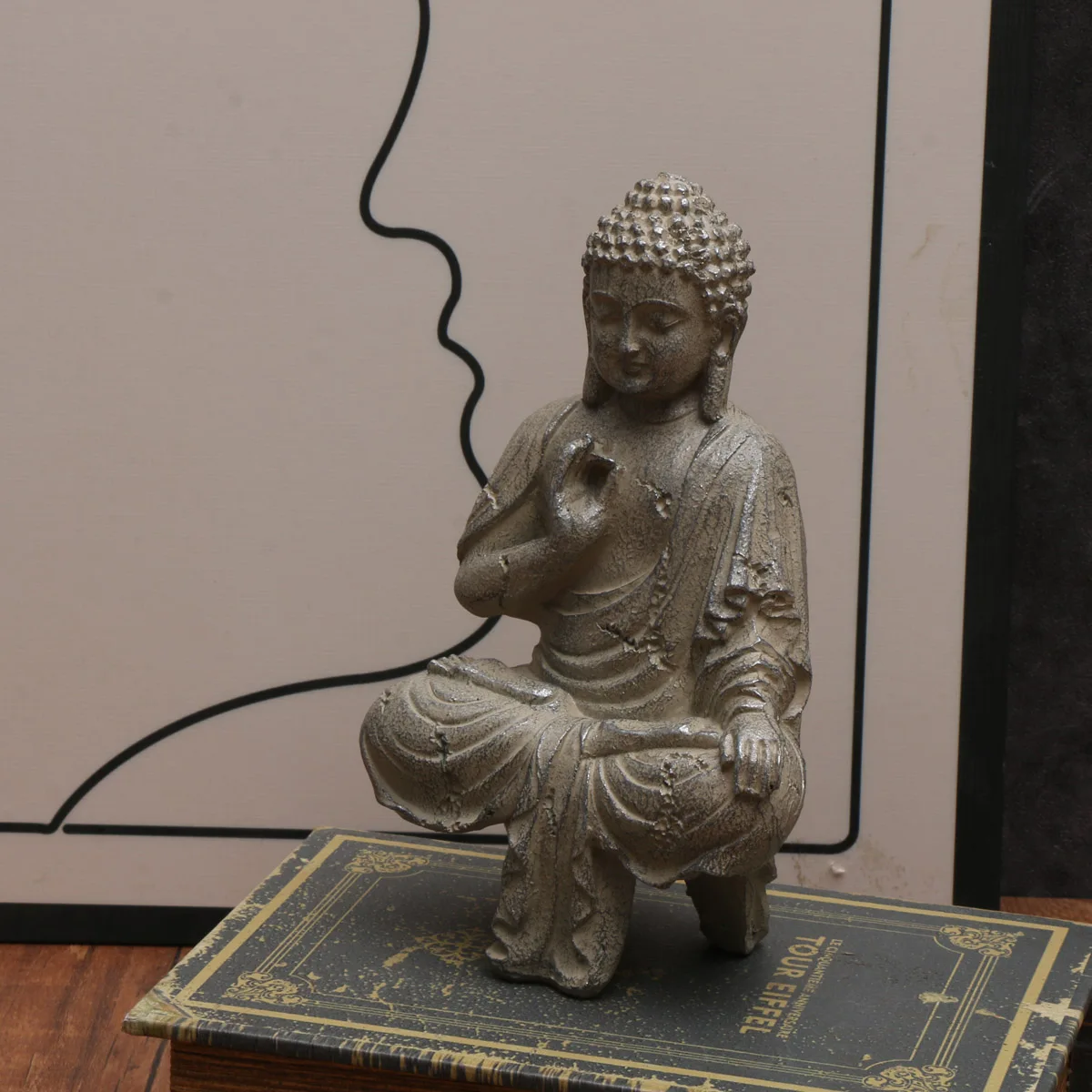 Description Picture 5 of item1 pcs Elegant Thai Buddha Statues & Sculptures -Enhance HomeDecor with Peaceful Southeast Asian Resin Crafts; ldeal forGifts