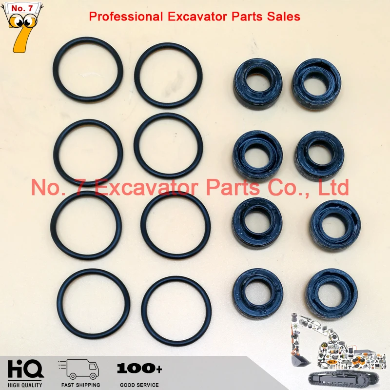 Excavator control lever handle bullet oil seal Hitachi excavator zaxis 60 120 240 330 360 470-3 oil seal repair kit