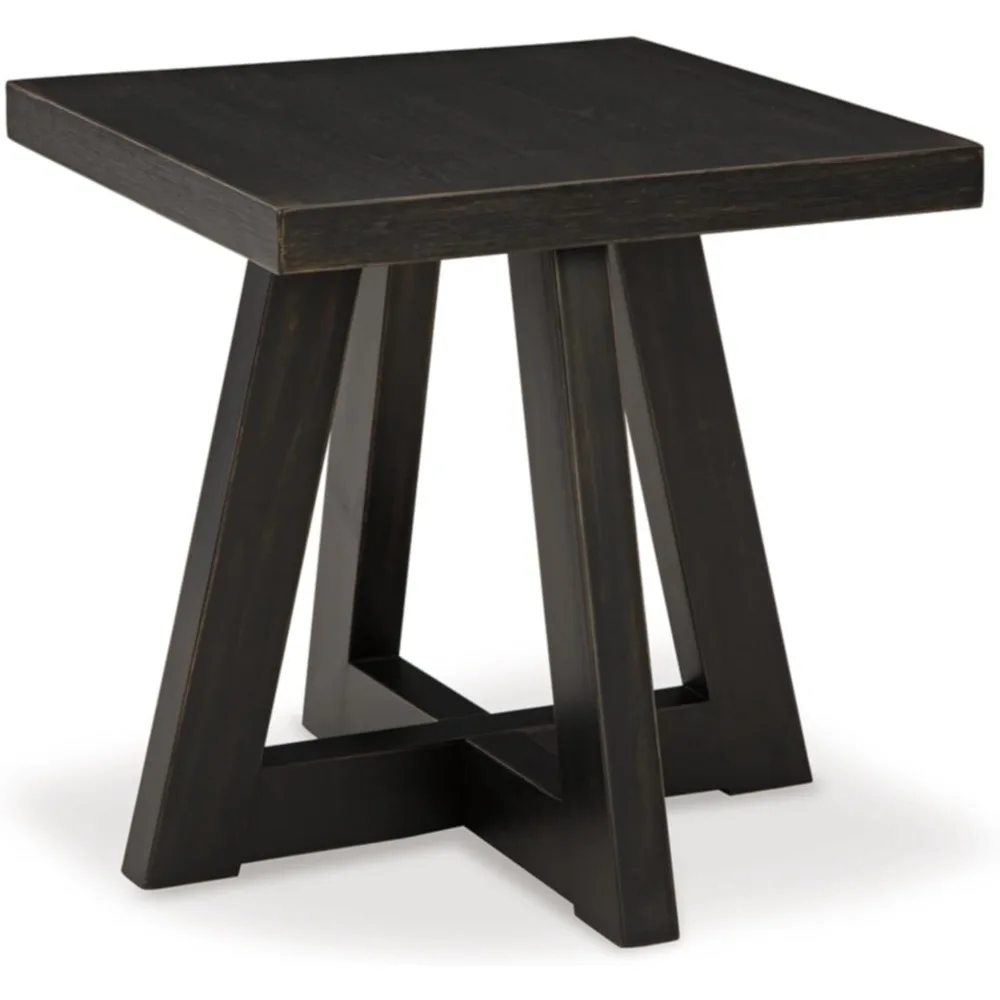 

Galliden End Table, 24" W x 24" D x 24" H, Black