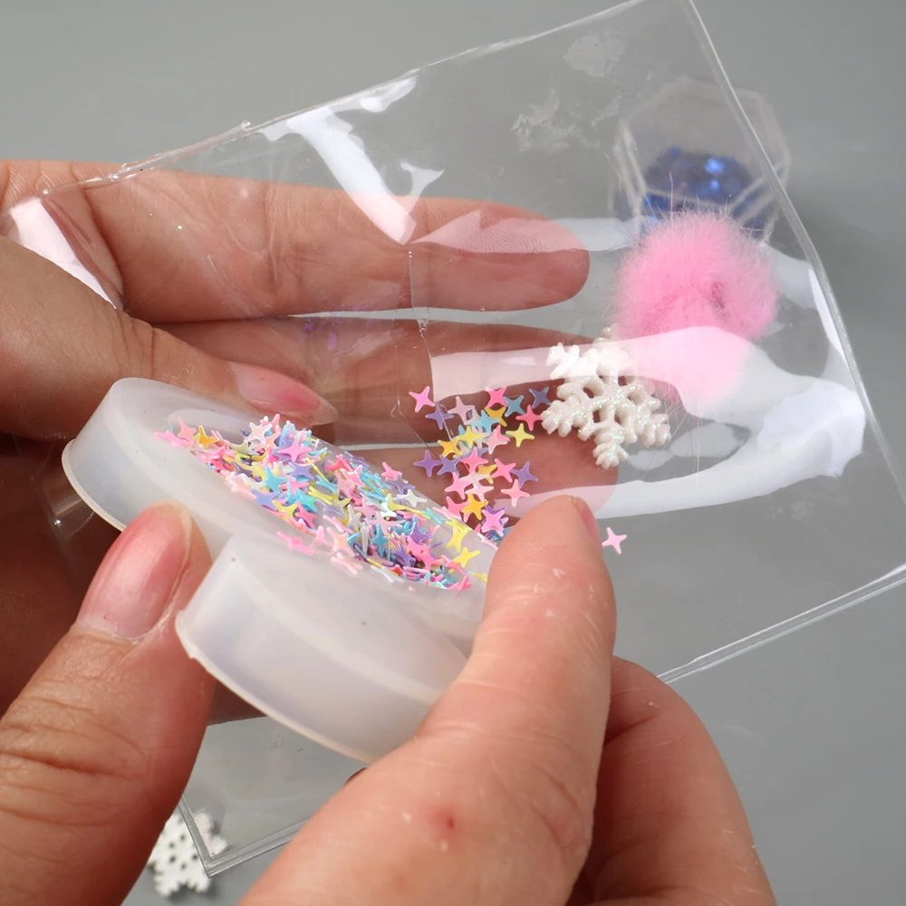 Plastic Safety Eyes PVC Pocket Transparent Bags DIY