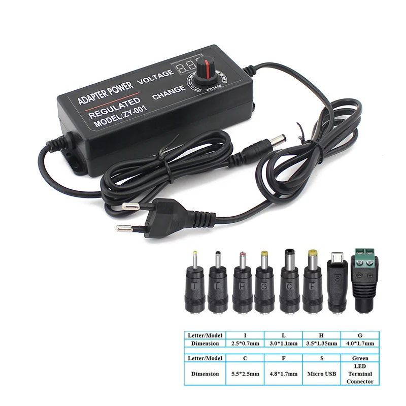 LED Lighting Transformer 3V-24V 3A Converter 220V 110V AC DC 3V-12V 5A LED Driver Power Supply 12V Adapter With Female JACK Plug rca to vga adapter composite av s video rca input to vga female output converter transfer video graphic signal from cctv pc la