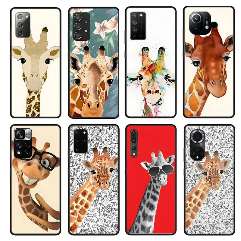 Чехол с жирафом для телефона Samsung Galaxy Note 5 8 9 10 20 Lite Plus Pro Ultra J4 J5 2016 Prime J 6 7 |