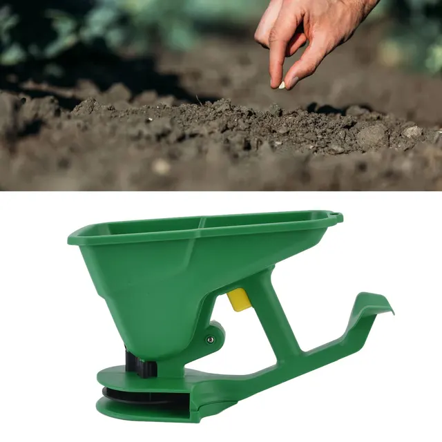 Kertész Kézi Tartott Vetőmag -Terjedő 1,5L 5 Gear Energy Mentő Hordozható Spreader A Kertek Pázsitjai Kis Gazdaságok - Image 5