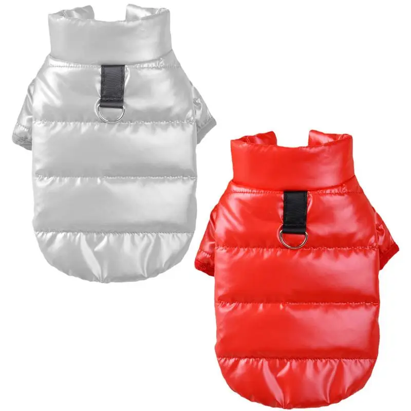 

Dog Coat For Winter Cold Weather Dog Jacket Vest With High Collar Cozy Winter Thick Turtleneck Dog Jackets For Small Dogs