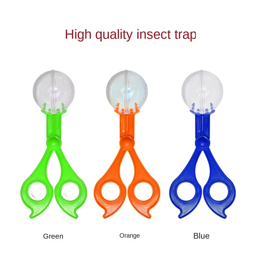 Description Picture 3 of item1/3/10pcs Insect Trapper Portable Nsects Catcher Tongs Outdoor Children Bug Catcher Scissor Light Special Crawler Clip Tweezers