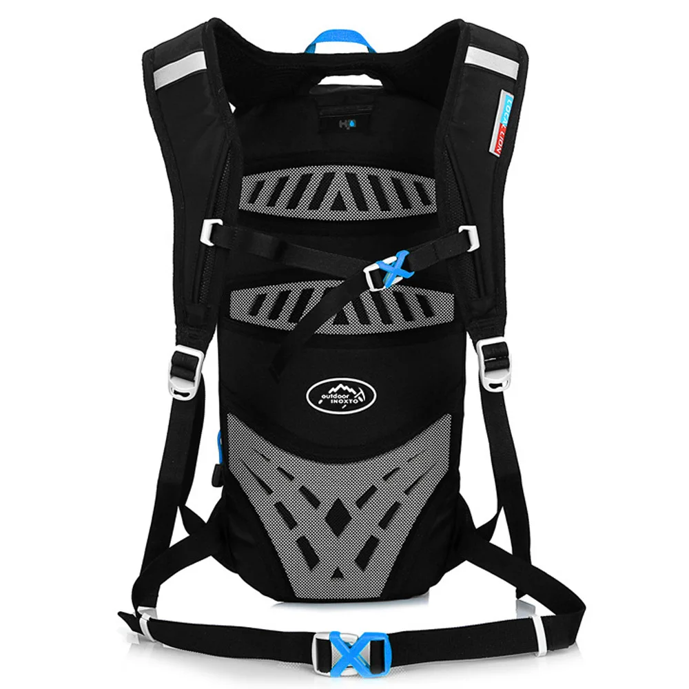 INOXTO 6L Cycling Running Bag Men's Women Riding Waterproof Breathable Bicycle Cycling Backpack Water Bag Bicycle Helmet 3