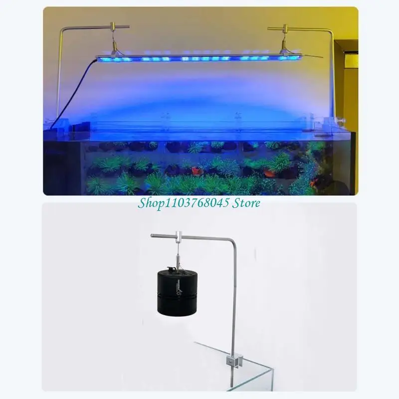 Schnell montierende Aquarien-Lampenhalterungen, universelle Kompatibilität, Rahmen aus Aluminiumlegierungen für den Einsatz im Home-Office – Detail 1