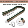 Multifunction Arm Wrestling Pronation Belt Strap, with Stainless Steel Triangle Buckle - 79" Non-Slip & Durable Strap 2