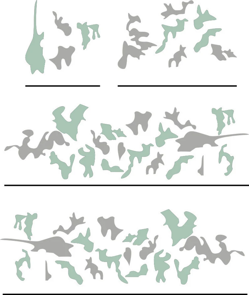 Printable Woodland Camo Stencil