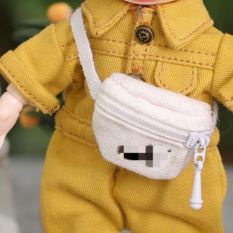 OB11 Doll Accessories OBITSU Baby Bag Casual Small Backpack 1/12 Points BJD Baby Clothes Crossbody Bag Meijie Pig Salon DDF сумка поясная 90 points ninetygo marvel casual crossbody chest bag бежевая