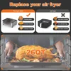 Chef Air Fryer Oven 26 QT, Big Air Fryer, Toast Oven with Bake, Roast, Pizza, Convection Oven, Easy to Use & Clean, 6 Slice 5