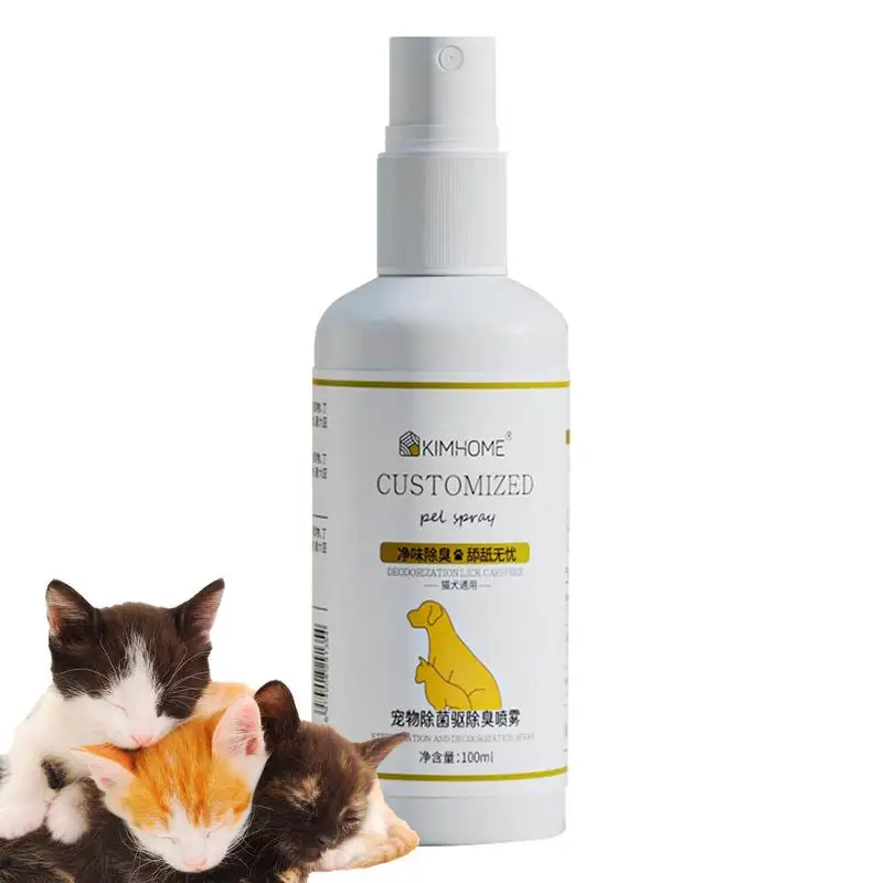 

100ml Pet Urine Odor Eliminator Spray Dog Odor Removing Spray Persistent Cat Litter Deodorizer Freshen Breath Foam For Smell
