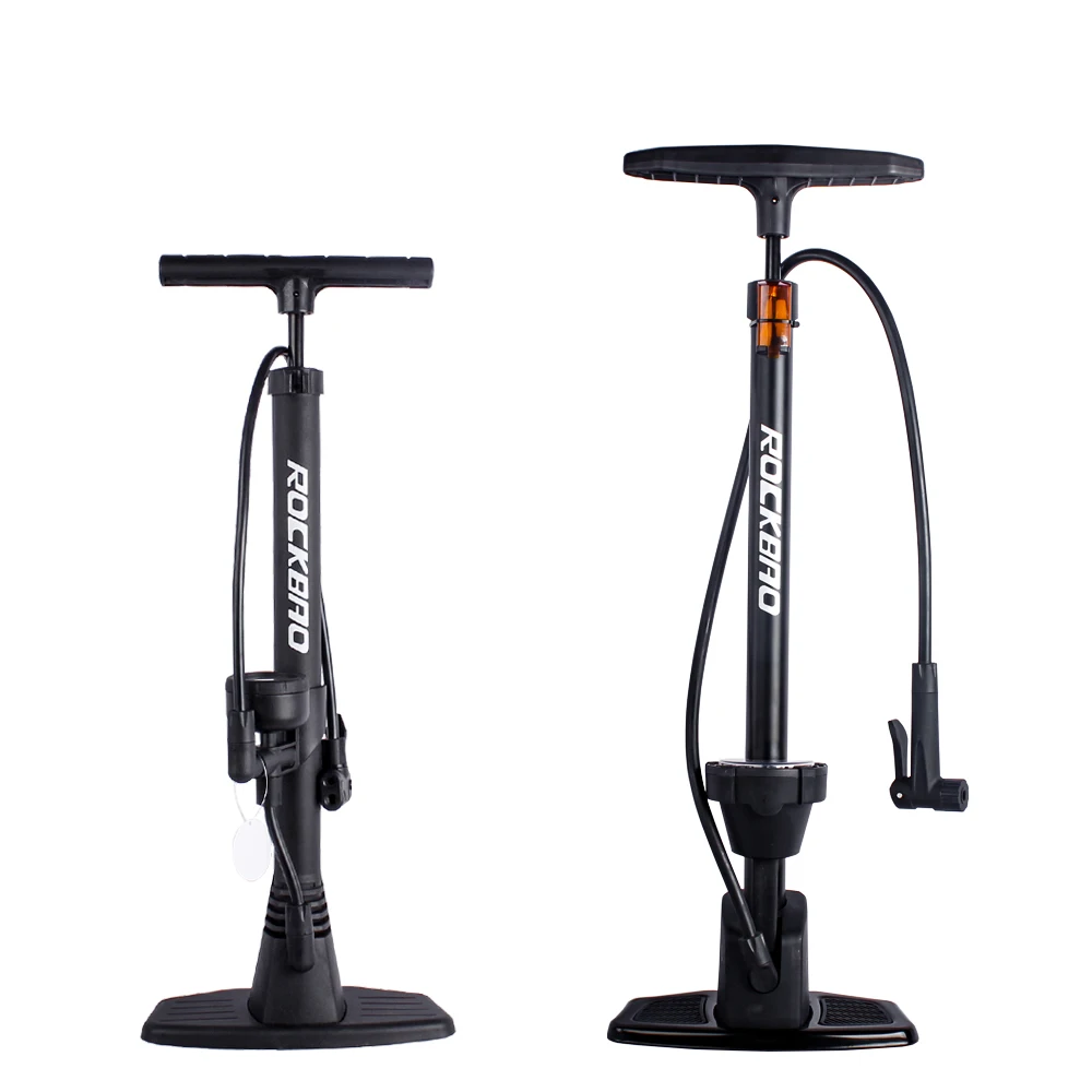 ROCKBAO Bicycle Pump 230PSI High Pressure Motorcycle Pump Bike Parts Road Tire Air Pump Schrader Presta Valve Electric Bike Pump