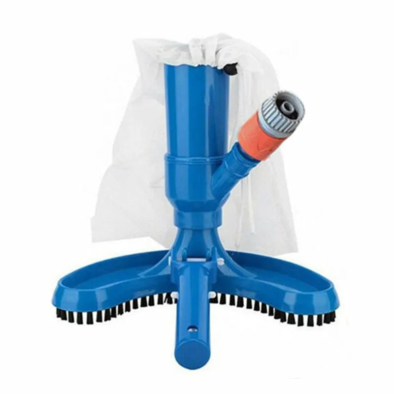 

Swimming Pool Cleaning Brush Cleaning Disinfect Tool Suction Head Pond Fountain Spa Pool Vacuum Cleaner Brush with Handle