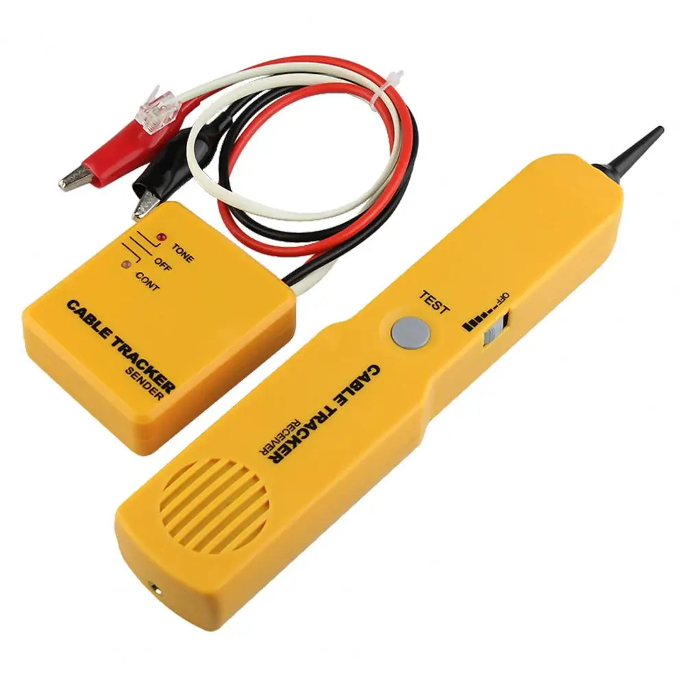 

RJ11 Cable Tracker Clear Mark Professional Wire Identification Line Finder Telephone Systems Network Cabling Tester