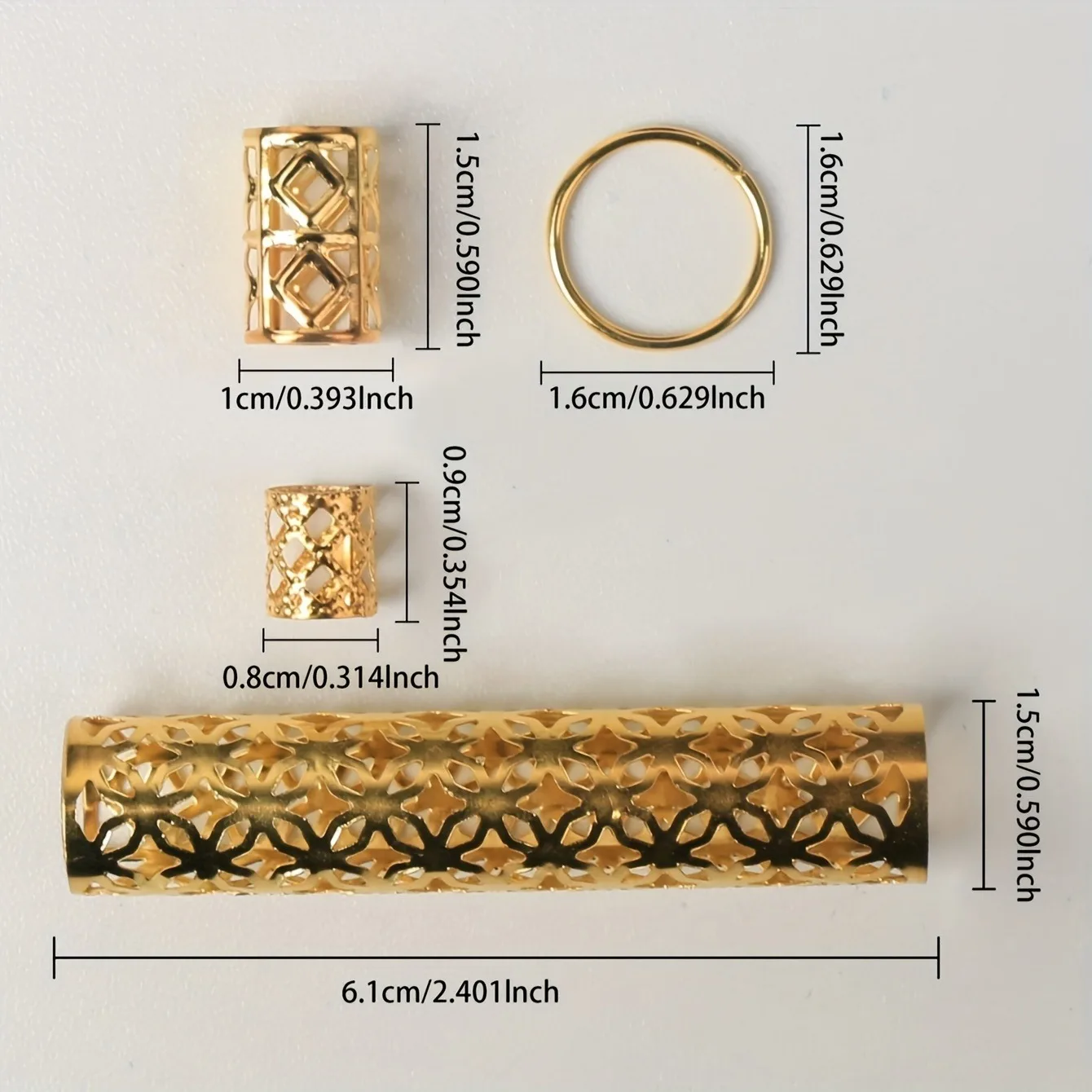 31 قطعة الأصفاد ضفائر الشعر ، سحر الشعر Dreadlock...