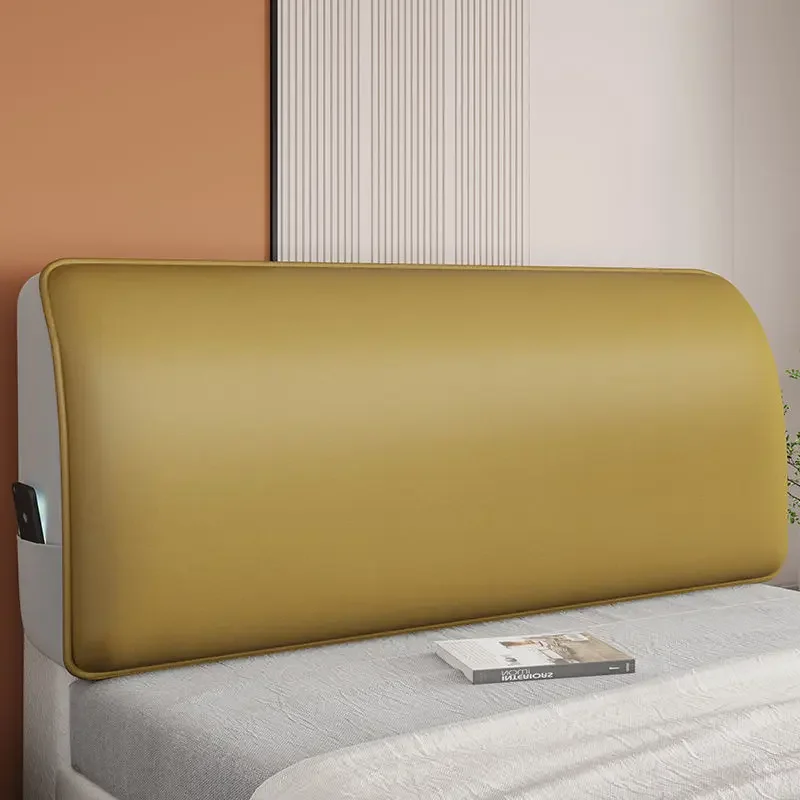 High Grade Waterproof Technology Cloth Bed Head Cover Soft Smooth All-inclusive Headboard Cover Luxury Bedside Dustproof