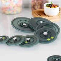Vacuum Lid for Container Fresh Keeping Lid Reusable Vacuum Sealing Lids BPA -Free Reusable Vacuum Lid with Pump Keep Food Fresh 1