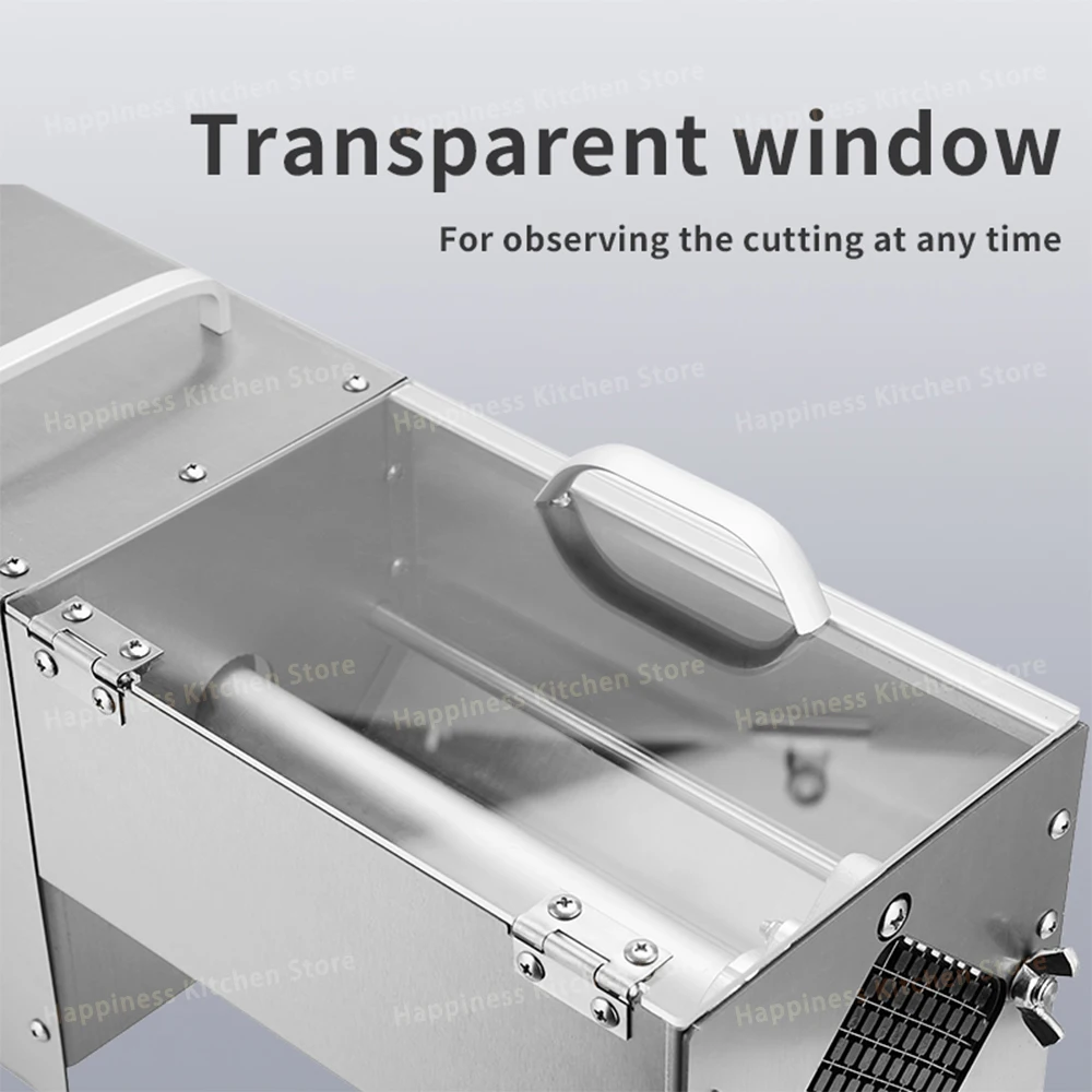 Commercial Potato Slicer Electric French Fry Cutter Stainless Steel Fruit Vegetable Cutter With 3 Blades 100kg/h