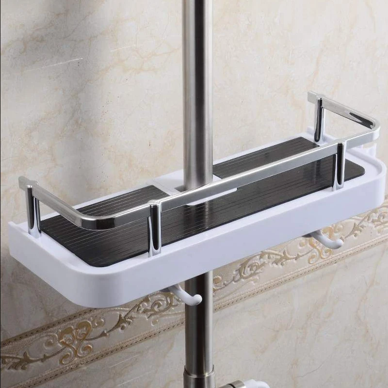 3-Tier Strong Plastic No Drilling Wall Shower Shelves Floating Shelf -  China Plastic Holder and Plastic Storage Organizer price