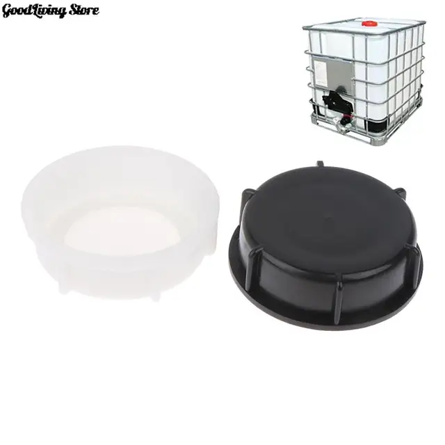 1 Pc 100*8 Mm -Es Műanyag Szelep Fedél Fekete -Fehér Sapka Az Ibc Tonna Hordó Tartályszelep Szivárgásálló Porfedele Ton Tartozékok