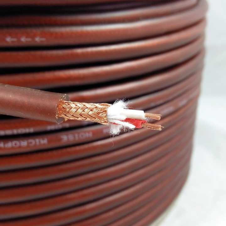 Pure Oxygen Free Copper Matte Brown Microphone Cable, Microphone Cable, Mixing Console Cable, Microphone Cable, Karaoke Cable