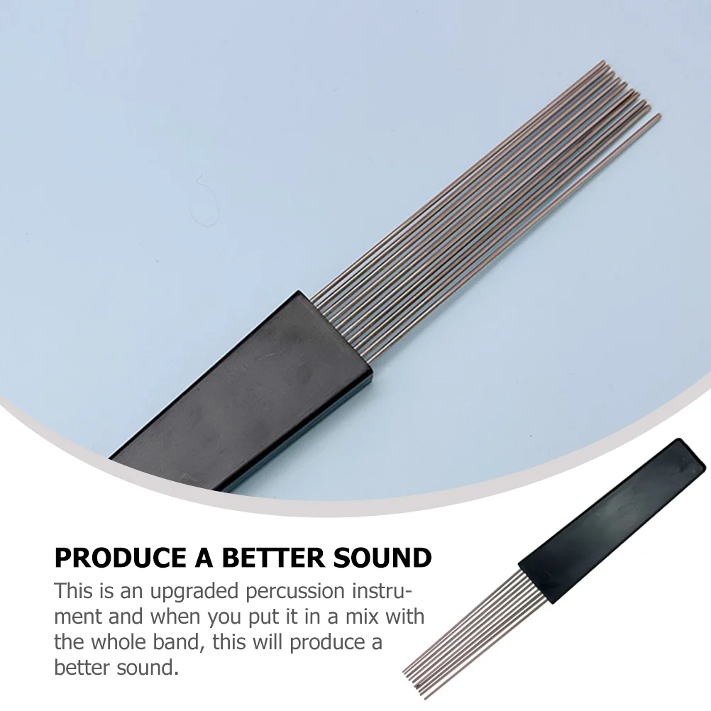 Guiro Metal Scraper Anti Slip Guiro Brush Latin Percussion Latin Percussion Supplies Parts Training Tools