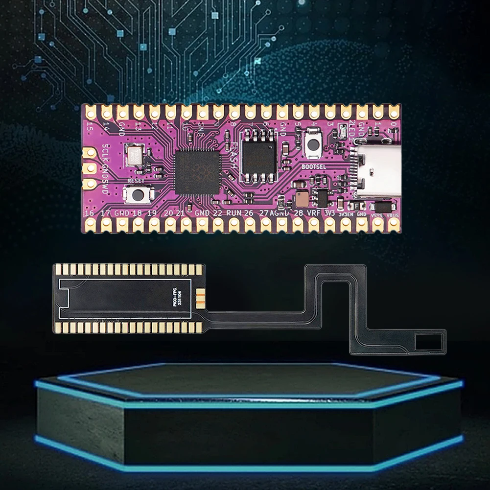 For Raspberry Pi Pico Picoboot FPC Flex Cable with SD2SP2 Adapter GC2SD Card Reader FPC Flex Solder Cable for Retro Game Console