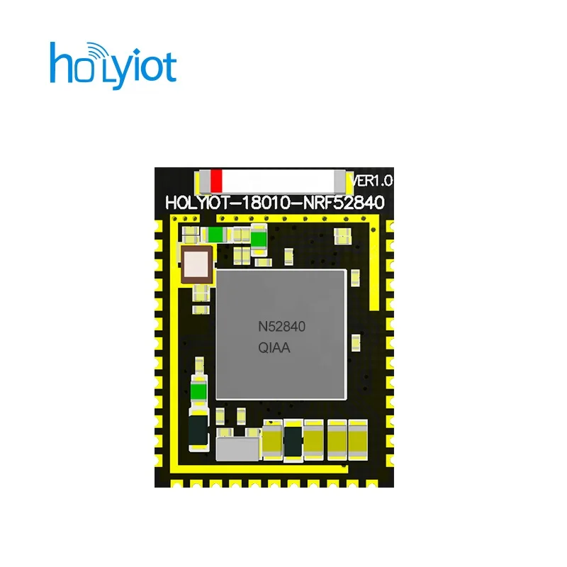 Holyiot 2.4ghz Bluetooth Módulo Nrf52840 Chipconjunto Baixa Energia para Ble Mesh Module Módulos de Automação Ble para Antena Cerâmica - Image 5