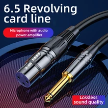 

6.5mm to XLR Male/Female Sophomore Core Balanced Audio Line For Microphone Microphone Line Mixer Amplifier Effects Cable