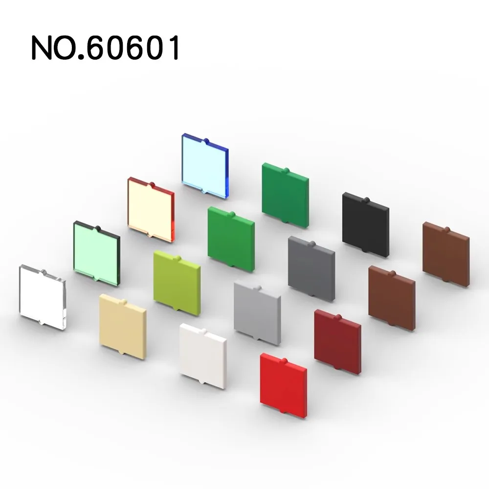 50pcs MOC assemblaggi compatibili particelle 60601 vetro per finestra 1x2x2 per blocchi giocattoli educativ di costruzione parti building blocks construction blocks
