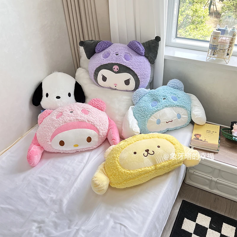 

Плюшевая плюшевая подушка-одеяло Sanrio в стиле «Хелло Китти»